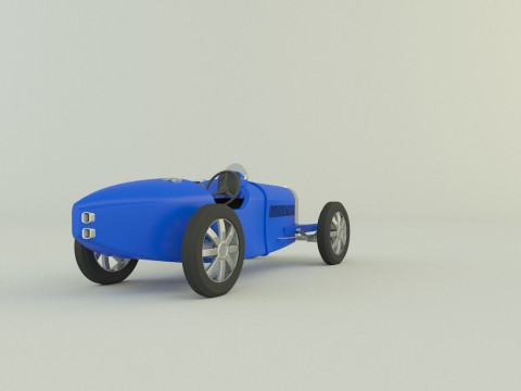 Bugatti type 35 B 3D Model