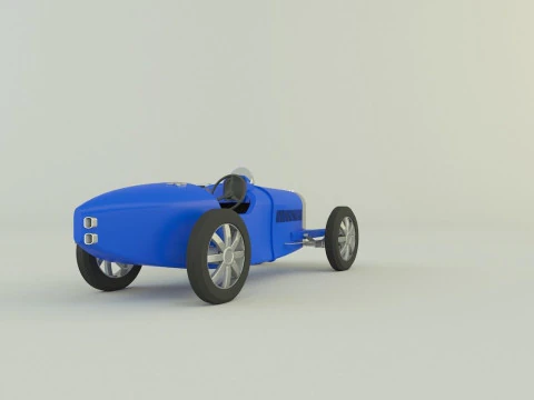 Bugatti type 35 B 3D Model