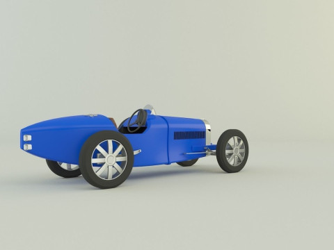 Bugatti type 35 B 3D Model