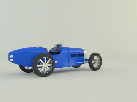 Bugatti type 35 B 3D Model