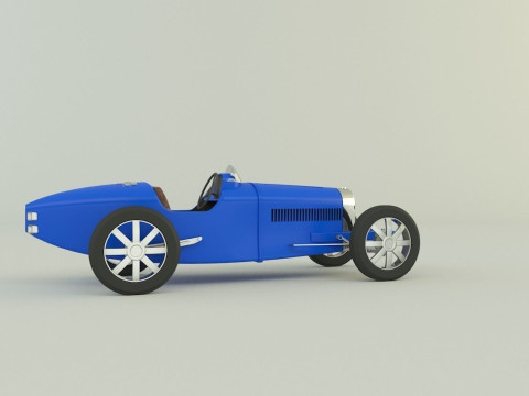 Bugatti type 35 B 3D Model