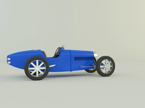 Bugatti type 35 B 3D Model