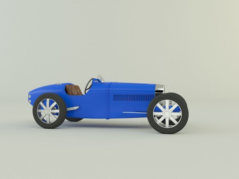 Bugatti type 35 B 3D Model