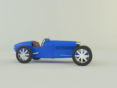 Bugatti type 35 B 3D Model