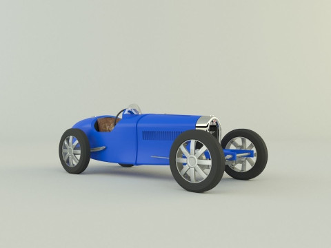 Bugatti type 35 B 3D Model