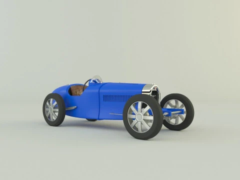 Bugatti type 35 B 3D Model
