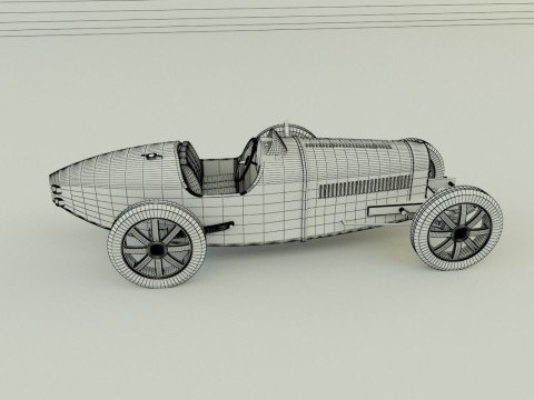 Bugatti type 35 B 3D Model