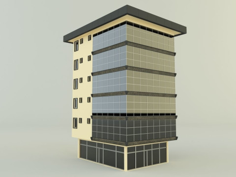 Building 588 3D Modèle 3D