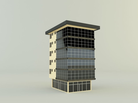 Building 588 3D 3D मॉडल