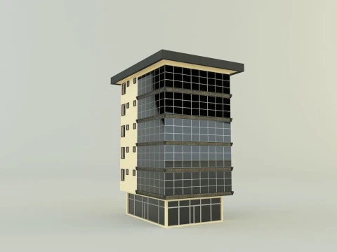 Building 588 3D 3D Model