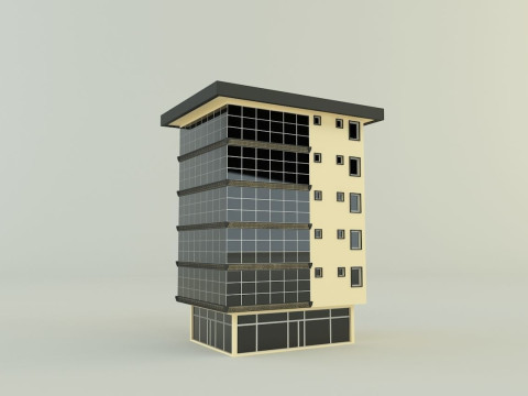 Building 588 3D 3D मॉडल