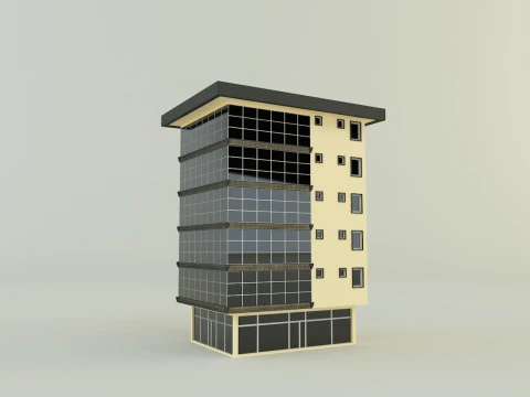 Building 588 3D 3D Model