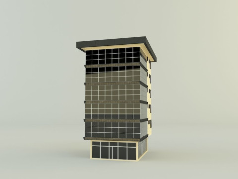 Building 588 3D 3D मॉडल