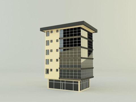 Building 588 3D 3D मॉडल