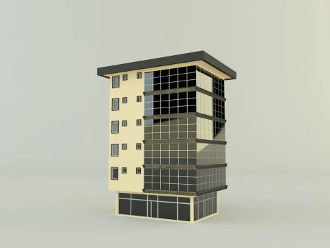 Building 588 3D 3D Model
