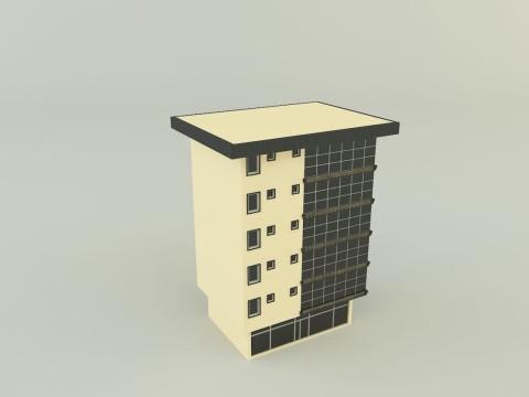 Building 588 3D 3D मॉडल