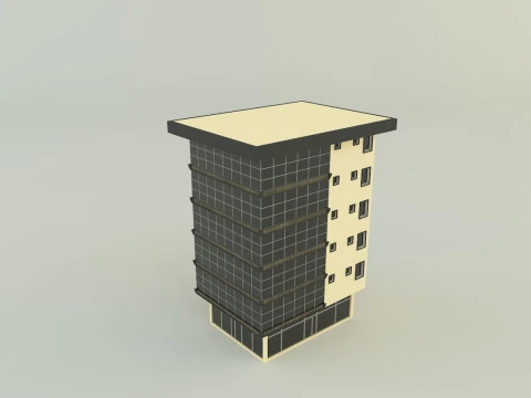 Building 588 3D 3D Model