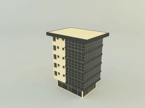 Building 588 3D 3D Model