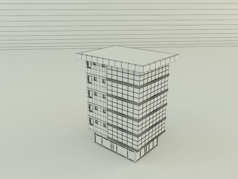 Building 588 3D 3D मॉडल