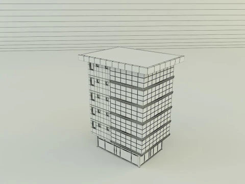 Building 588 3D 3D Model