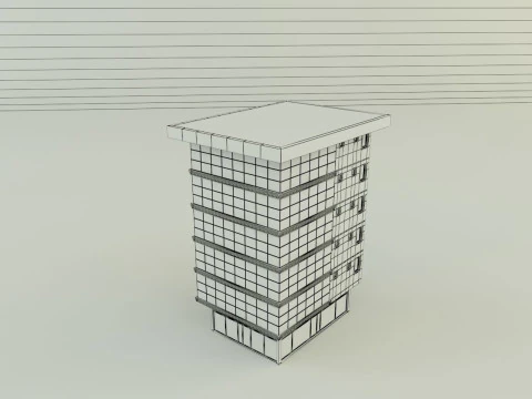 Building 588 3D 3D Model