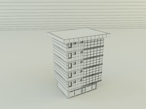 Building 588 3D 3D मॉडल