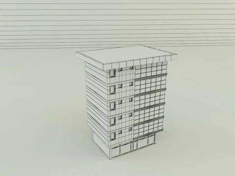 Building 588 3D 3D Model
