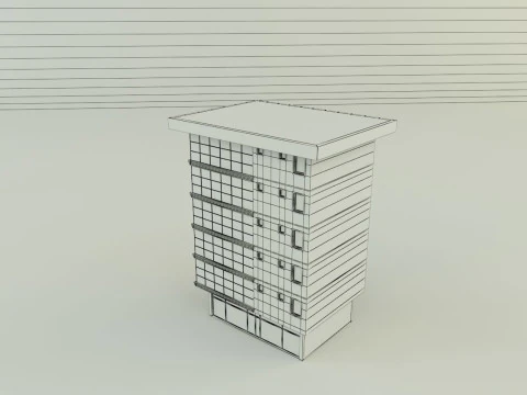 Building 588 3D 3D Model
