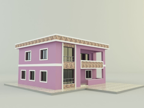 Building 650 3D 3D Model