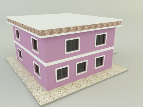Building 650 3D 3D 模型