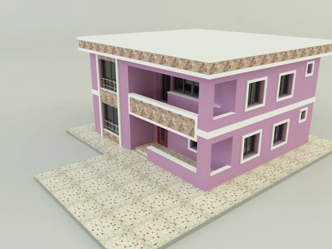 Building 650 3D 3D Model