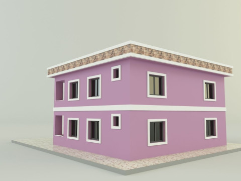 Building 650 3D 3D 模型