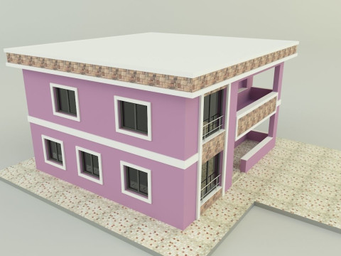 Building 650 3D 3D 模型