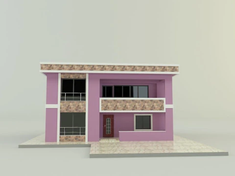Building 650 3D 3D Model
