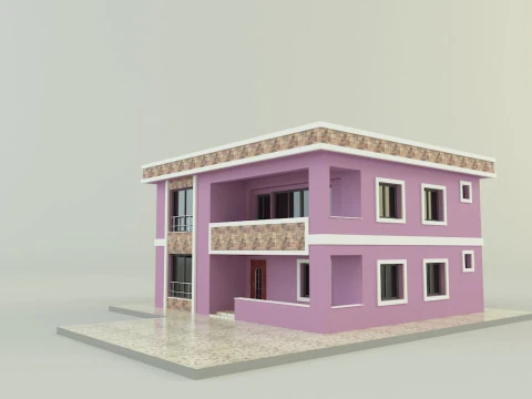 Building 650 3D 3D Model