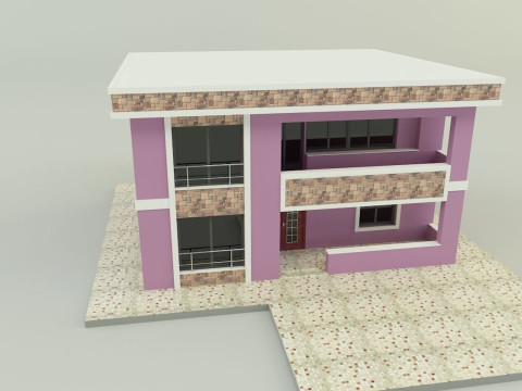 Building 650 3D 3D 模型
