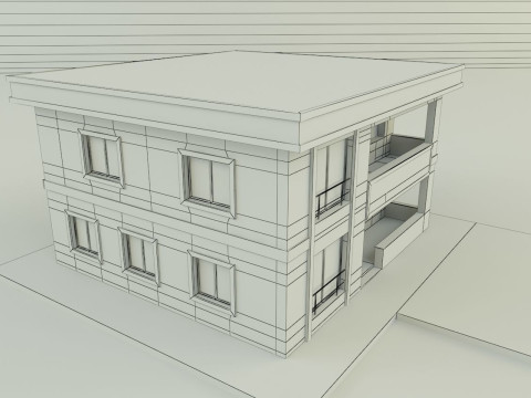 Building 650 3D 3D 模型