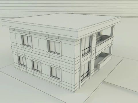 Building 650 3D 3D Model