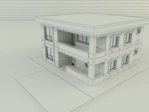 Building 650 3D 3D 模型