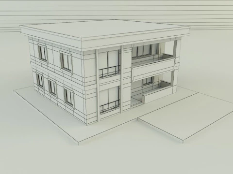 Building 650 3D 3D Model
