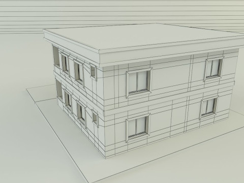 Building 650 3D 3D 模型