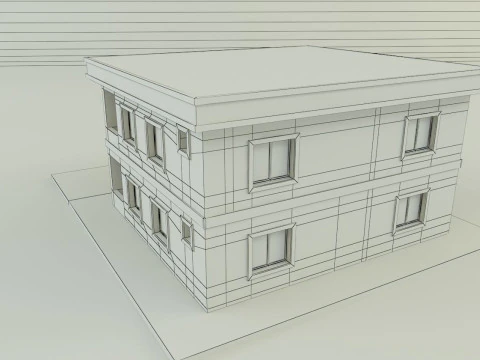 Building 650 3D 3D Model