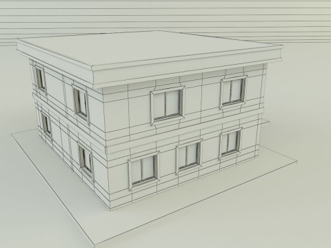 Building 650 3D 3D 模型