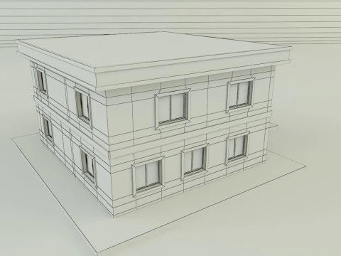 Building 650 3D 3D Model