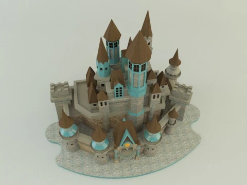 Cinderella Castle 3d 3D Model