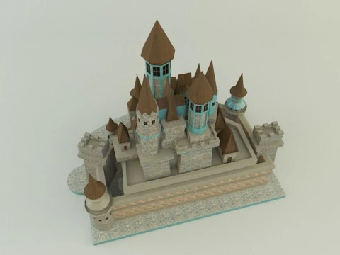 Cinderella Castle 3d 3D Model