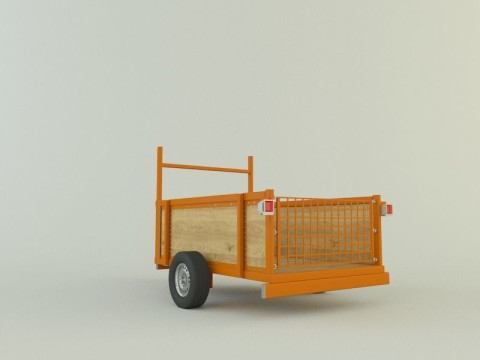 Car trailer 99 Modelo 3D