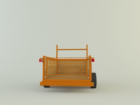 Car trailer 99 Modelo 3D