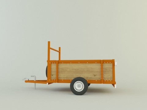 Car trailer 99 Modelo 3D