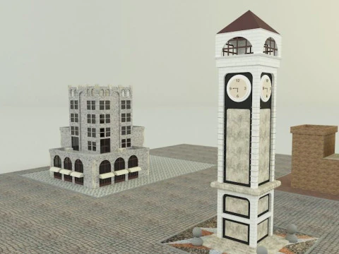 City builgings 3d 3D Model